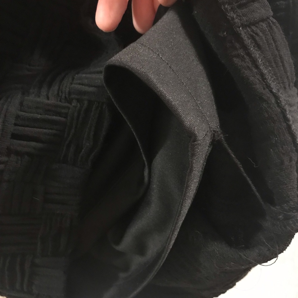 4x HPπ Ali Ro LBD Black Leather Trim Dress - Picture 3 of 8
